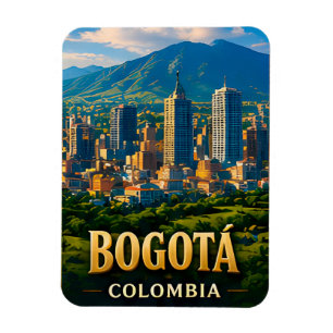 Imán 🌎 Bogotá Colombia América del Sur Recuerdo
