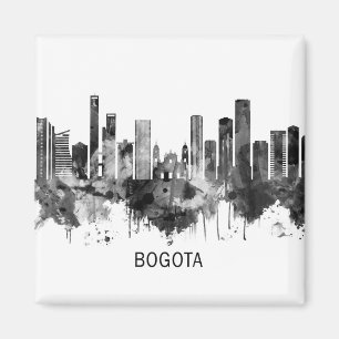 Imán Bogota Colombia Skyline BW