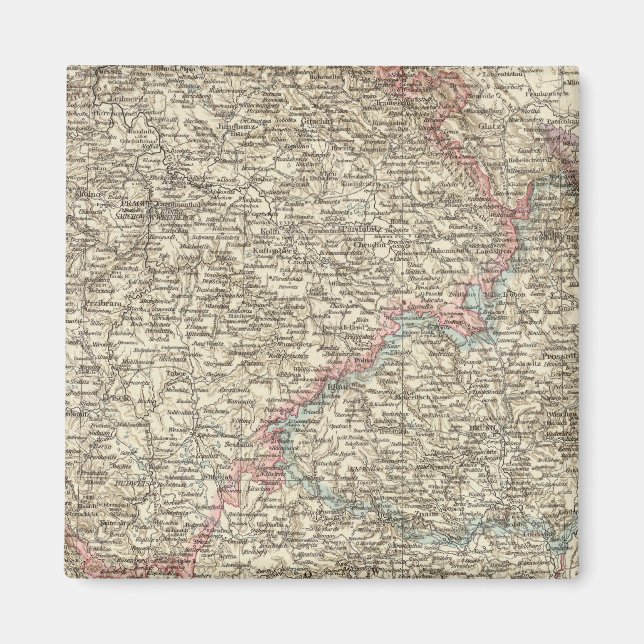 Imán Bohemia, Moravia, Silesia austríaca 2 (Frente)