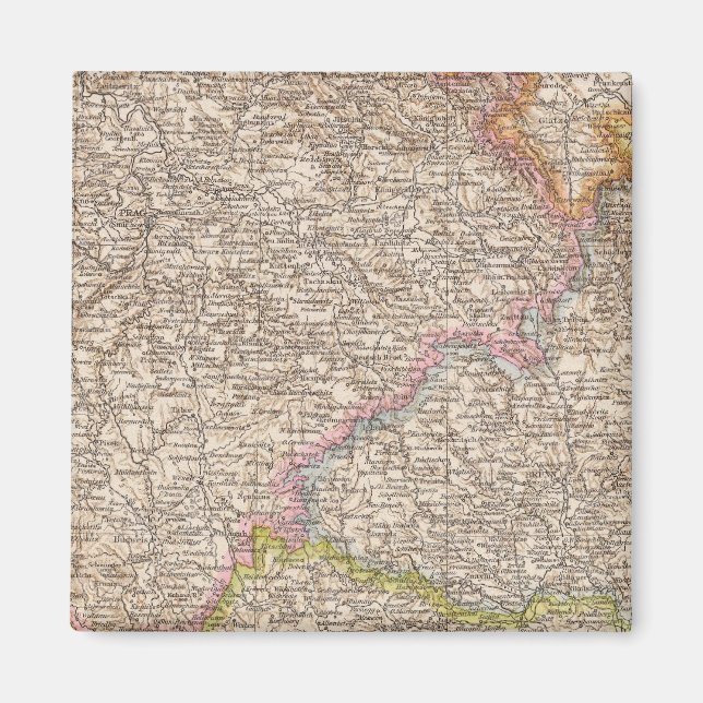 Imán Bohmen, Mapa de Mahren Atlas (Frente)
