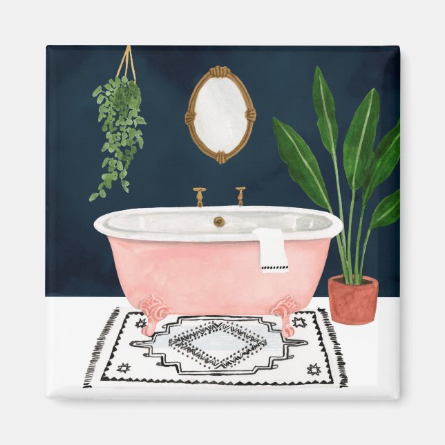 Imán Boho Bath II (Frente)