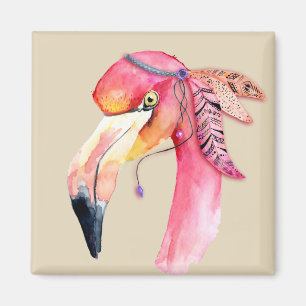 Imán Boho Fiona Flamingo Magnet