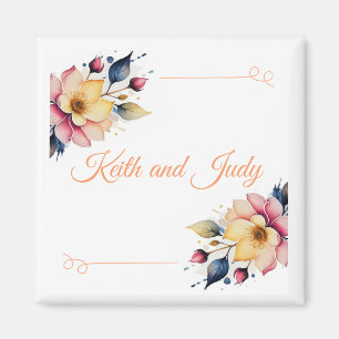 Imán Boho Floral Peachy