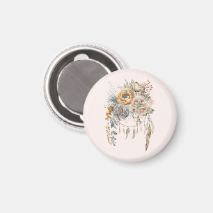 Imán Boho Flower Bouquet y Dreamcatcher