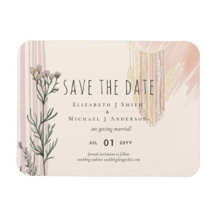 Imán Boho Save the Date Dream Catcher tema
