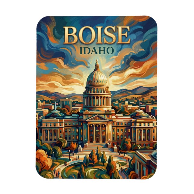 Imán Boise EE. UU. (Vertical)