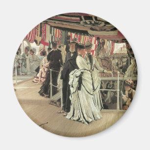 Imán Bola a bordo por James Tissot, Arte Victoriano