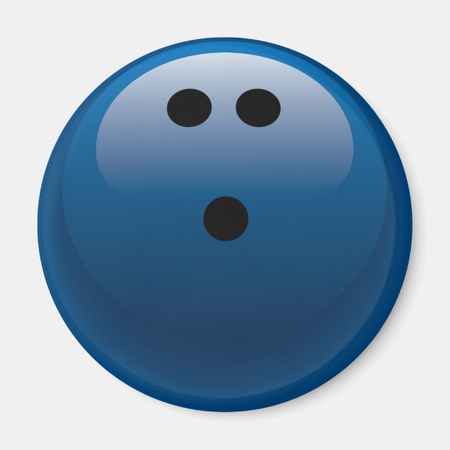 IMÁN BOLA AZUL BOWLING (Frente)