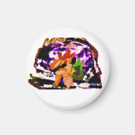 Imán Bola de cristal con nieve