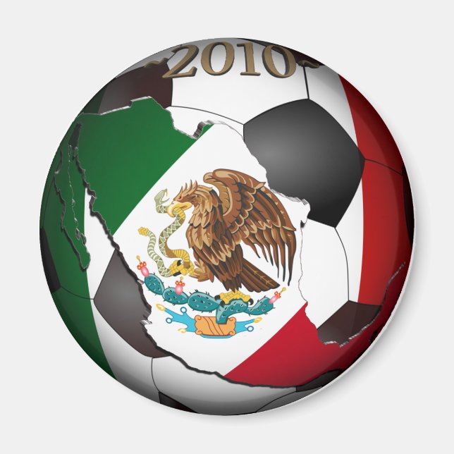 Imán Bola de fútbol de México (Frente)