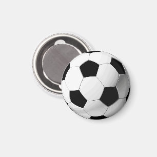 Imán Bola de fútbol realista genial en 3D para fanático