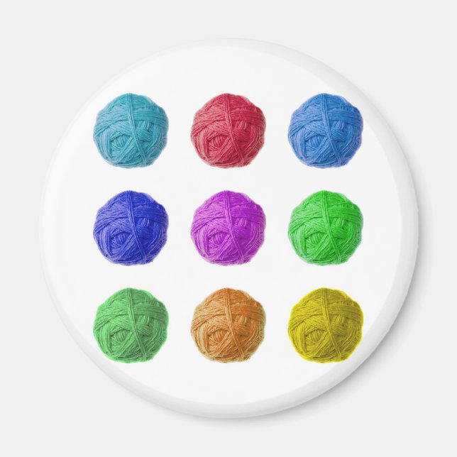 Imán bola de lana (Frente)