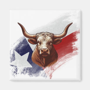 Imán Bola de longhorn de Texas