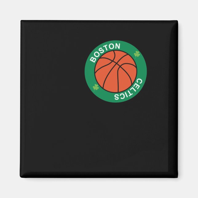 Imán Bola Dedicada Al Baloncesto Celtics De Boston (Frente)