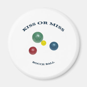 Imán Bola del beso o de Srta. Bocce