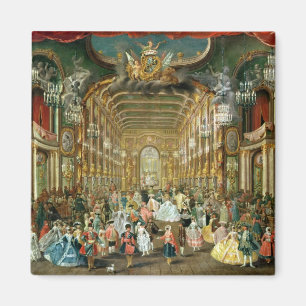 Imán Bola enmascarada en el Hoftheater, Bonn, 1754
