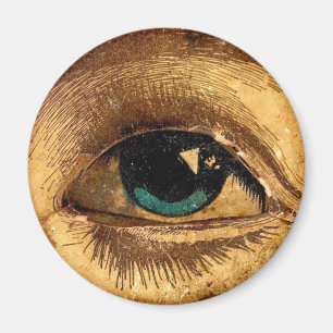 Imán Bola impar espeluznante del ojo que le mira