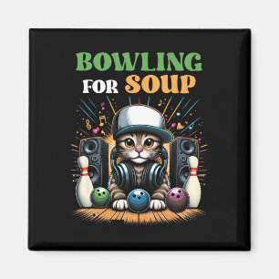 Imán Bola Para Sopa Estilo Gato Dj Gato De Música Con É