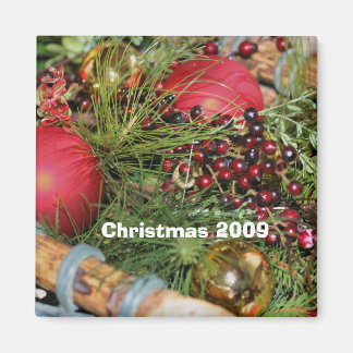 Imán Bolas de bolas Navidades de Evergreens Holiday Mag