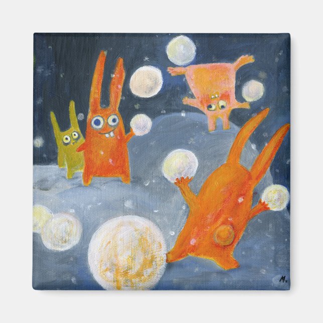 Imán bolas de nieve (Frente)