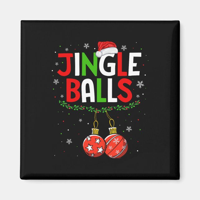 Imán Bolas Tinsel Coincidencia de castañas Navidad Pare (Frente)