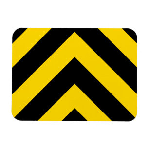 Imán Bold Highway Traffic Bumble Bee Chevrons