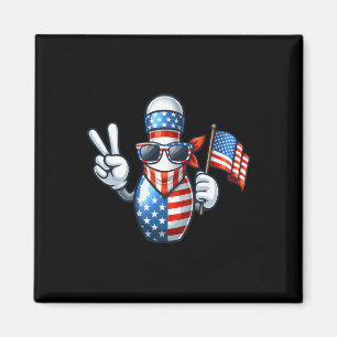 Imán Bolera Americana Bandera De Estados Unidos Sungles