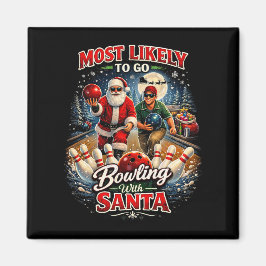 Imán Boliche con Santa