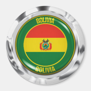 Imán Bolivia Round Emblem