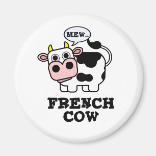 Imán Bollo de animales divertidos de vaca en Francia