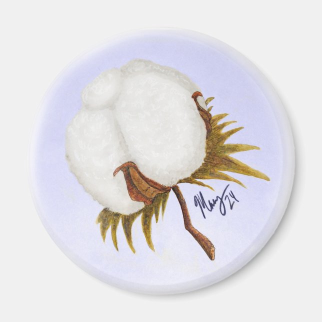 Imán bolo de algodón 1 (Frente)