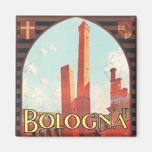 Imán Bologna Italia vintage Magnet