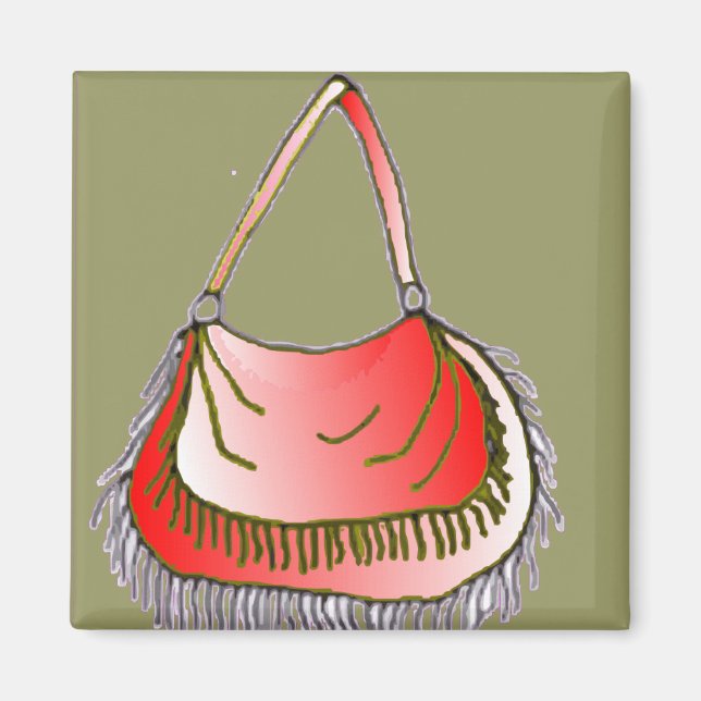 Imán Bolsa con franja (Frente)