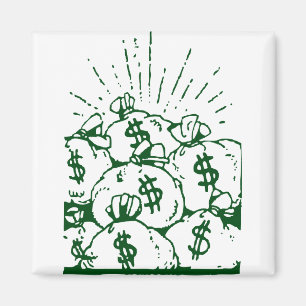 Imán ¡Bolsas de dinero!