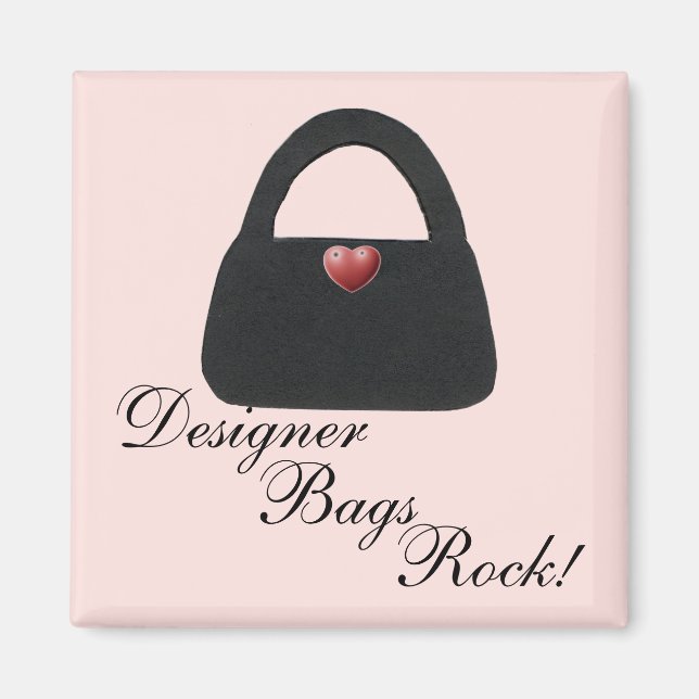 Imán Bolsos de diseñador genial (Frente)