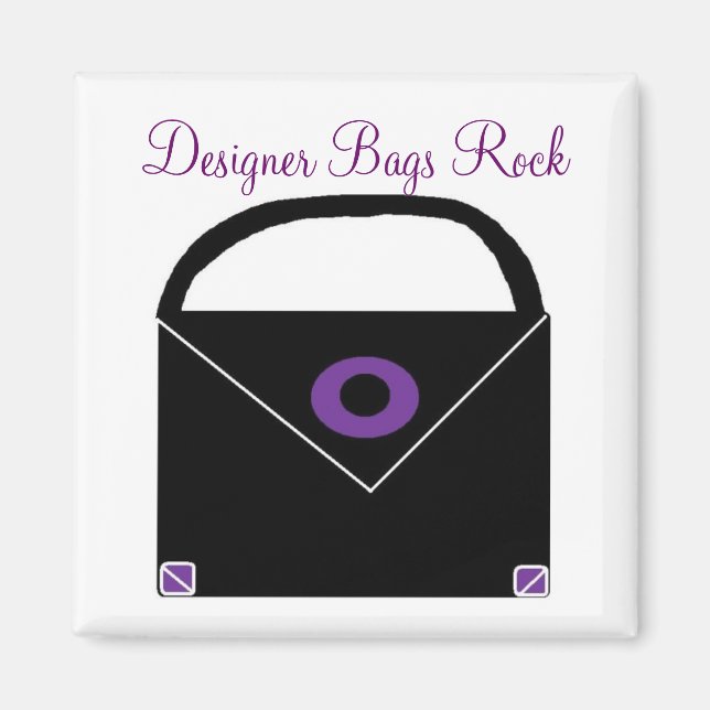 Imán Bolsos de diseñador genial (Frente)