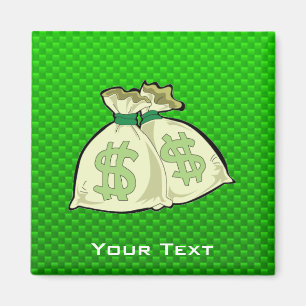 Imán Bolsos del dinero; Verde