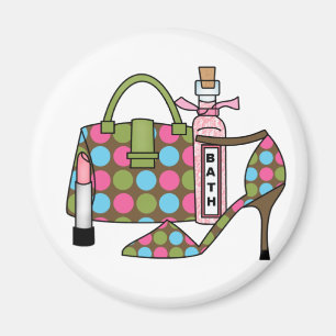 Imán Bolsos y zapatos tres de los chicas