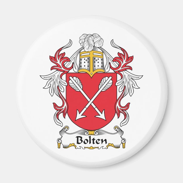 Imán Bolten Family Crest (Frente)
