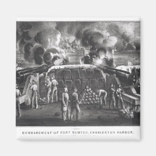 Imán Bombardeo del fuerte Sumter, puerto de Charleston