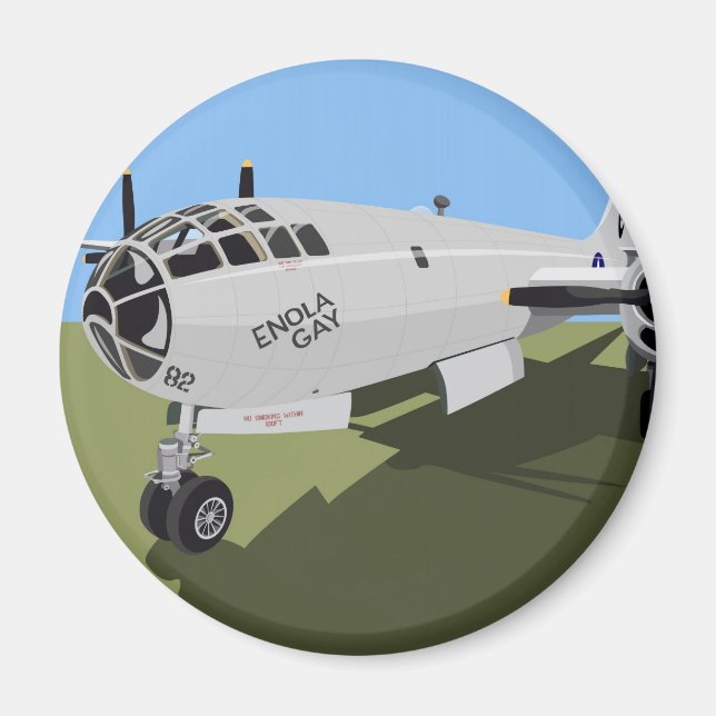 Imán Bombardero de superfortaleza B29 (Frente)