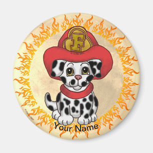 Imán Bombero cachorro 