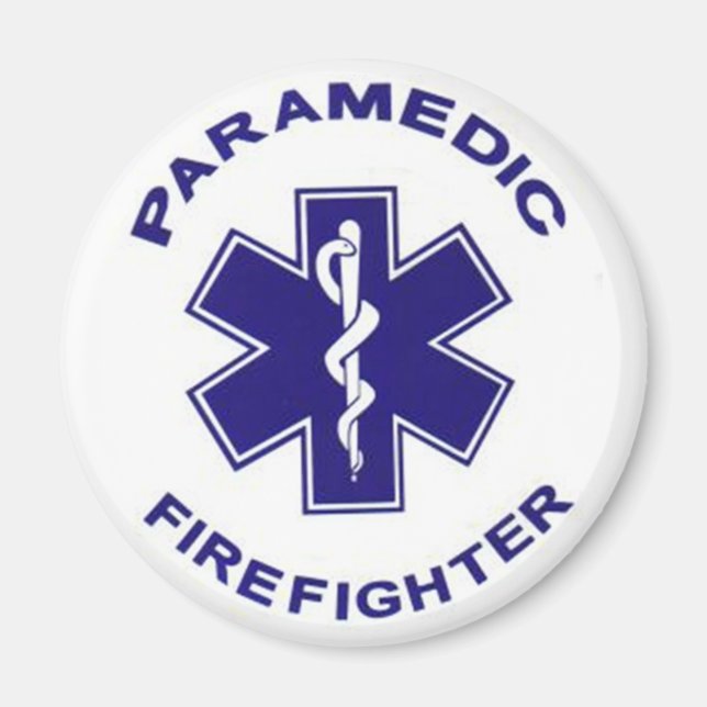 Imán Bombero paramédico (Frente)