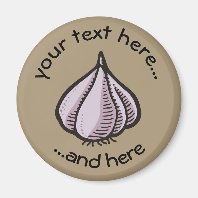 Imán Bombilla de ajo (Frente)