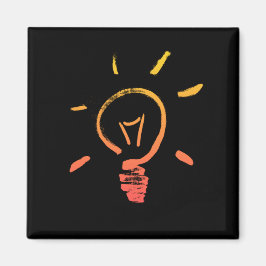 Imán Bombilla de luz retro bombilla eléctrica inteligen