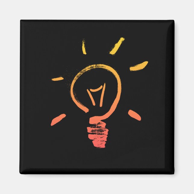 Imán Bombilla de luz retro bombilla eléctrica inteligen (Frente)