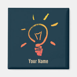 Imán Bombilla de luz retro bombilla eléctrica inteligen