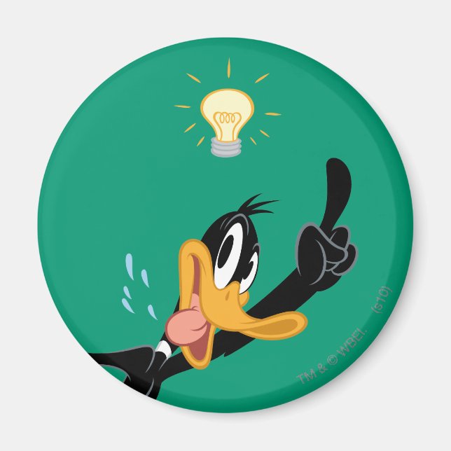 Imán Bombilla sobre la cabeza de DAFFY DUCK™ (Frente)