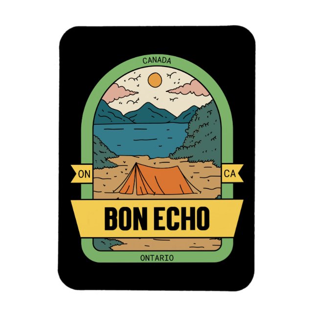 Imán Bon Echo Canada Souvenir (Vertical)
