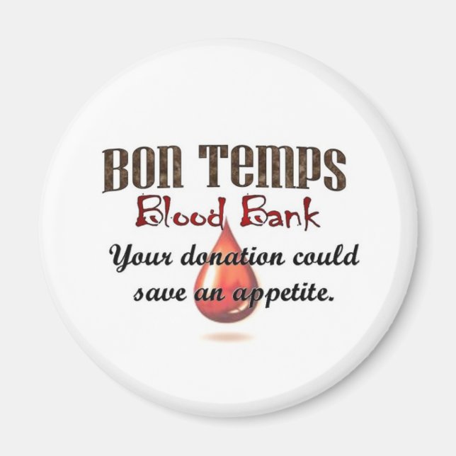 Imán Bon Temps Blood Bank (Frente)